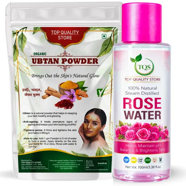 Top_Quality_Store_Organic_Ubtan_Powder_with_100%_Natural_Rose_Water_Combo_for_Face_Pack,_Skin_Care,_Cleansing,_Herbal_Beauty_Powder_&_Steam_Distilled_Rose_Water_for_Daily_Skin_Care_Routine_for_Men_and