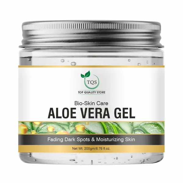 TQS_|_Multipurpose_Aloe_Vera_Gel_|_Organic_Cold_Pressed_Gel_for_Skin_&_Hair_|_Hydrating,_Anti-Ageing,_Soothing_&_Acne_Control_|_For_All_Skin_Types