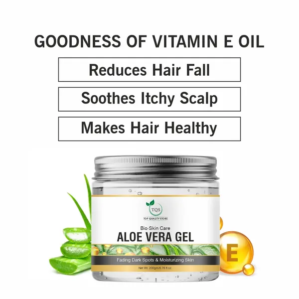 TQS_|_Multipurpose_Aloe_Vera_Gel_|_Organic_Cold_Pressed_Gel_for_Skin_&_Hair_|_Hydrating,_Anti-Ageing,_Soothing_&_Acne_Control_|_For_All_Skin_Types