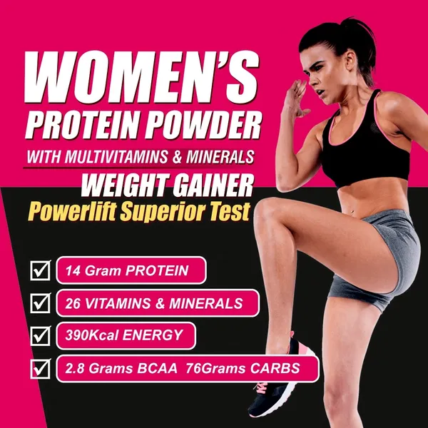 AktiveHerbals_Women’s_Protein_Powder_Rich_Chocolate_200g_|_Muscle_Growth_&_Weight_Gainer_Supplement_with_Multivitamins_&_Carbs_for_Healthy_Body_Mass_and_Strength