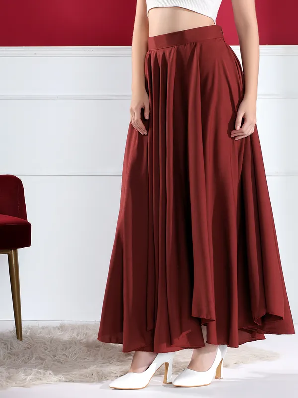 Burgundy_Pleated_Maxi_Skirt_-_Flowy_A-Line_High_Waist_Long_Skirt_For_Women
