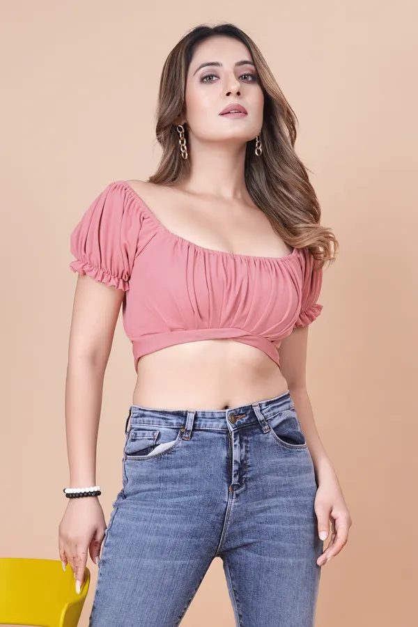 Pink_Off-Shoulder_Crop_Top_With_Ruffle_Sleeves_And_Tie-Back_Detail