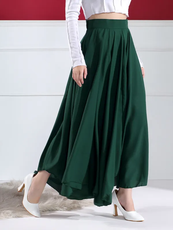 Women'S_Flowy_Pleated_Maxi_Skirt_-_Elegant_High-Waist_Long_Skirt