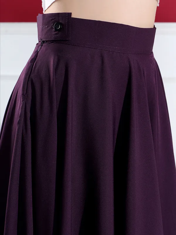Women'S_High-Waist_Pleated_Flared_Maxi_Skirt_-_Deep_Purple