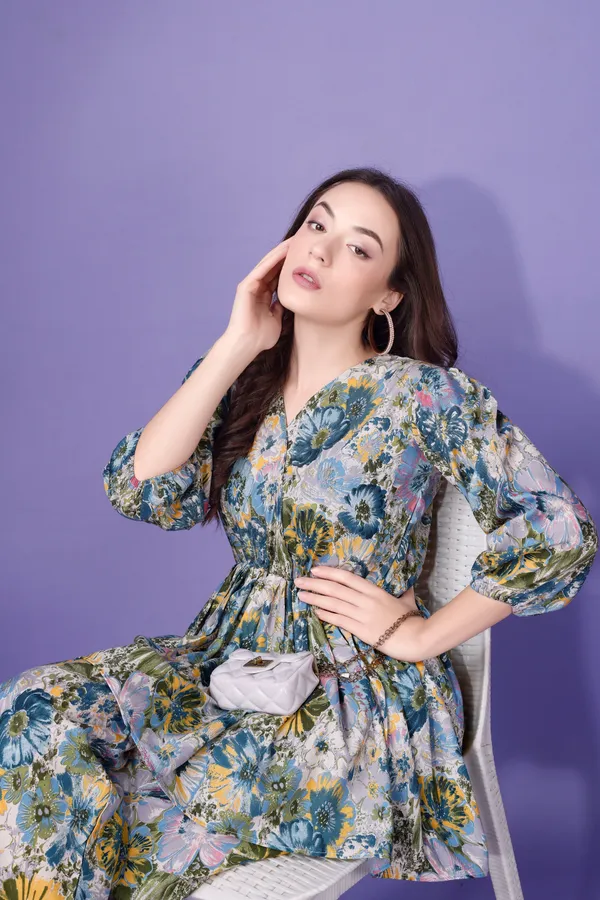 Floral_Print_Co-Ord_Set_-_Peplum_Top_With_Pants
