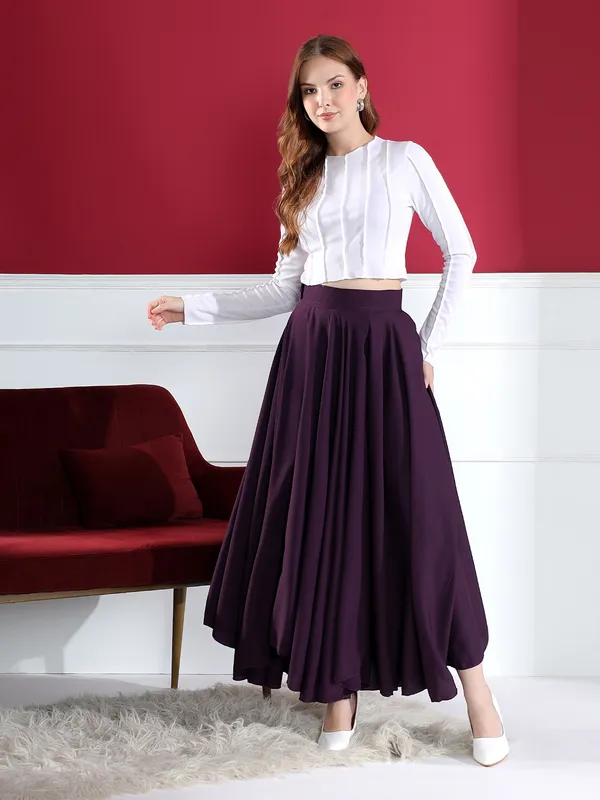 Women'S_High-Waist_Pleated_Flared_Maxi_Skirt_-_Deep_Purple