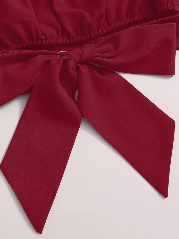 Maroon_Off-Shoulder_Crop_Top_With_Ruffle_Sleeves_And_Tie-Up_Detail