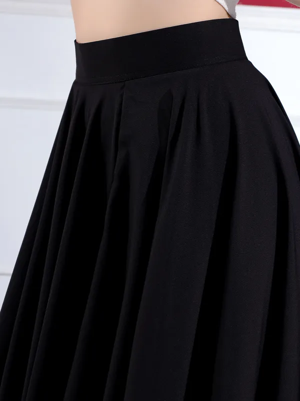 Women'S_Black_High-Waisted_Pleated_Maxi_Skirt