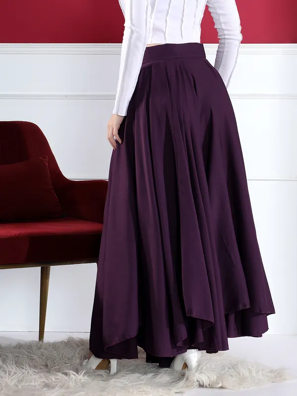 Women'S_High-Waist_Pleated_Flared_Maxi_Skirt_-_Deep_Purple