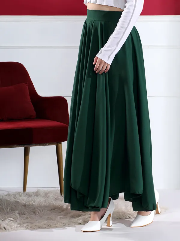 Women'S_Flowy_Pleated_Maxi_Skirt_-_Elegant_High-Waist_Long_Skirt
