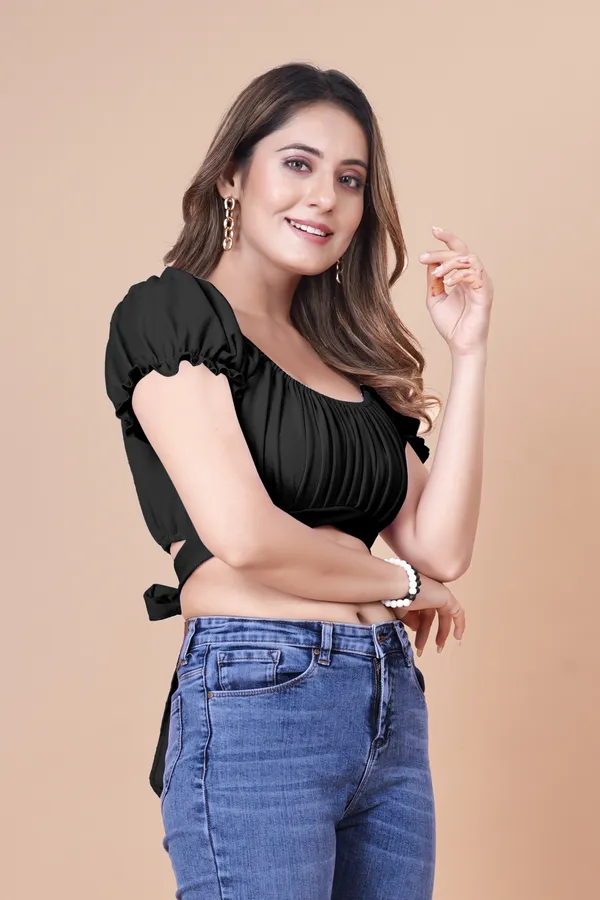 Black_Off-Shoulder_Crop_Top_With_Puff_Sleeves_And_Tie-Back_Detail