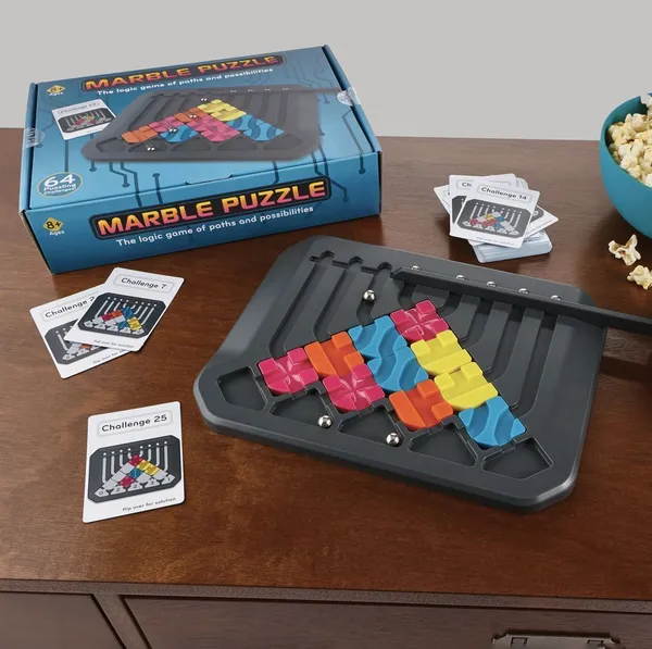 Multicolor_Marble_Puzzle_Logic_Game_Of_Paths,_Possibilities_Brain_Educational_Game_For_Kids_20_Pieces