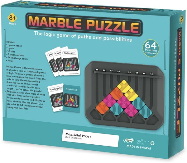 Multicolor_Marble_Puzzle_Logic_Game_Of_Paths,_Possibilities_Brain_Educational_Game_For_Kids_20_Pieces