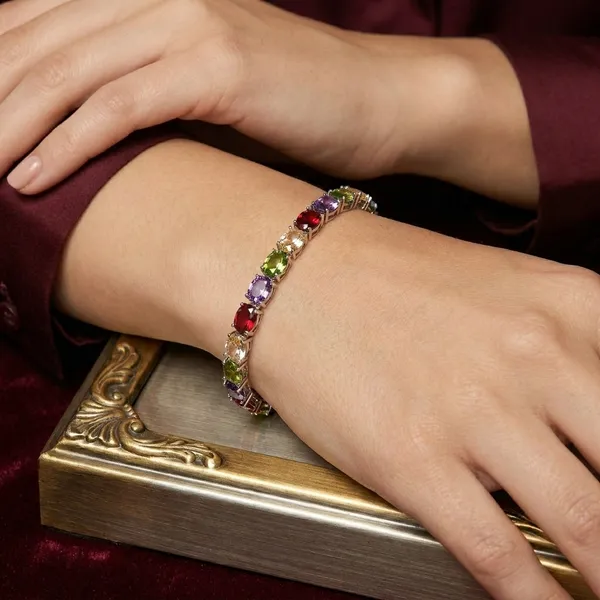Multicolor_Stainless_Steel_Small_Oval_Shaped_Bracelet