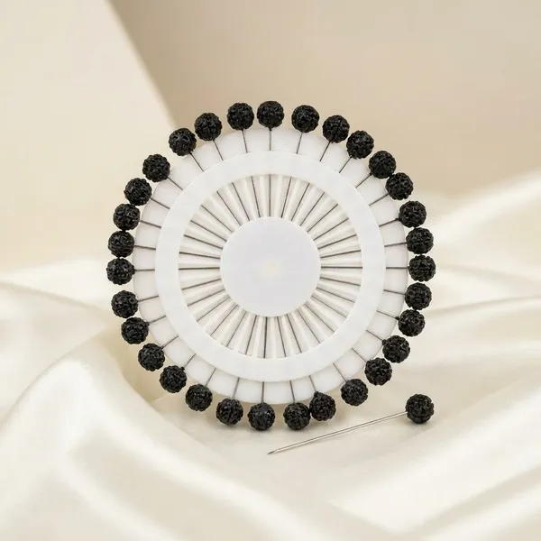 Black_Stainless_Steel_Crystal_Ball_Hijab_Pins