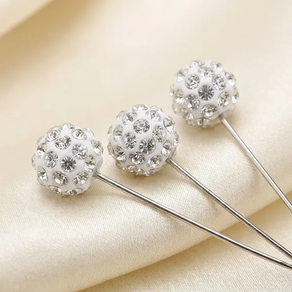 White_Stainless_Steel_Ball_Needle_Hijab_Pins