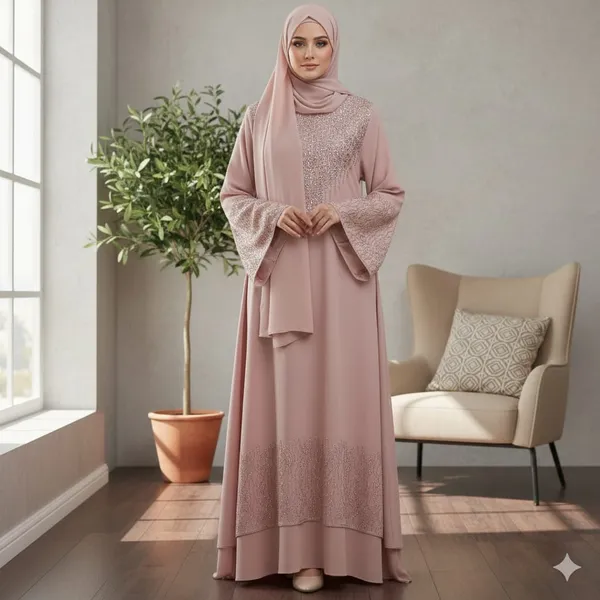 Dusty_Rose_Symphony_Abaya_For_Women