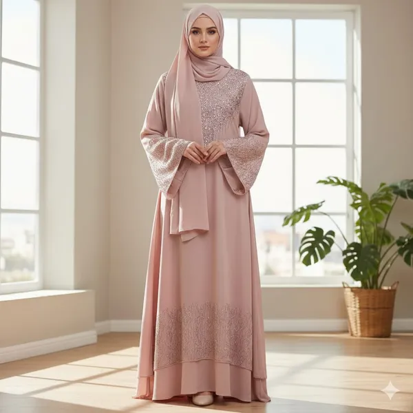 Dusty_Rose_Symphony_Abaya_For_Women