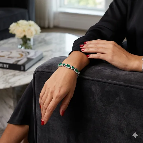 Emerald_green_baguette_bracelet