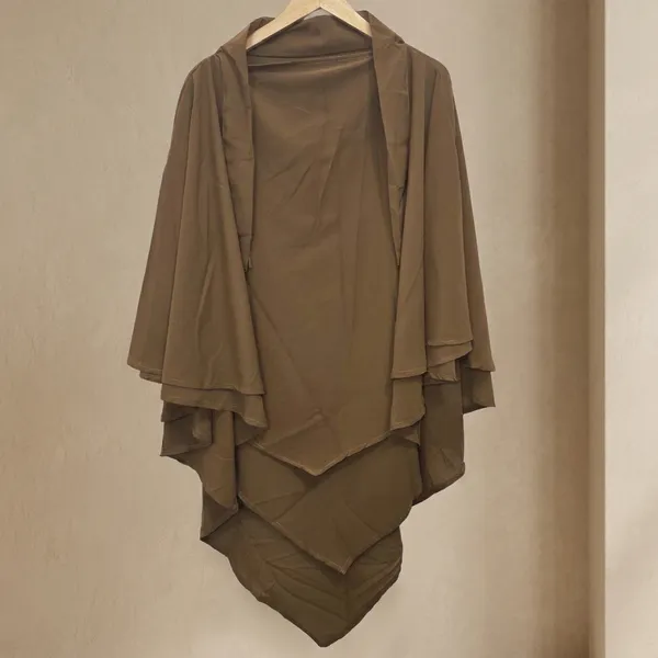 Coffee_Brown_Premium_Soft_Faux_Georgette_Tie_Back_Strings_Khimar