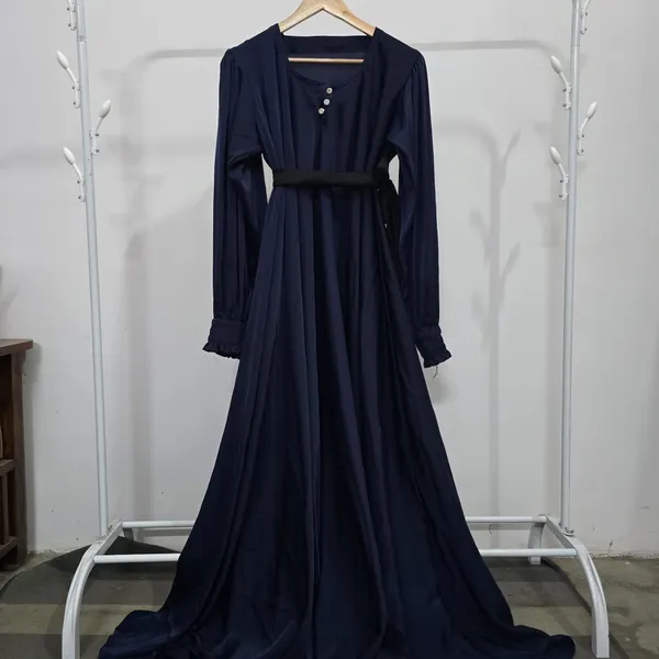Navy_Blue_Noor_Abaya_Burqa_With_Attached_Shrug_For_Women
