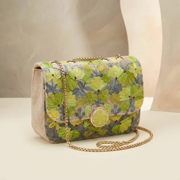 Beige_Leather_Sling_Bag_For_Women_&_Girls