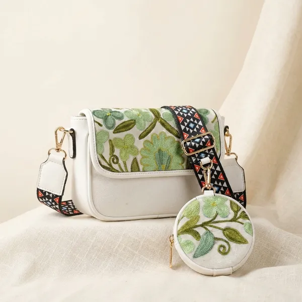 White_Leather_Sling_Bag_For_Women_&_Girls