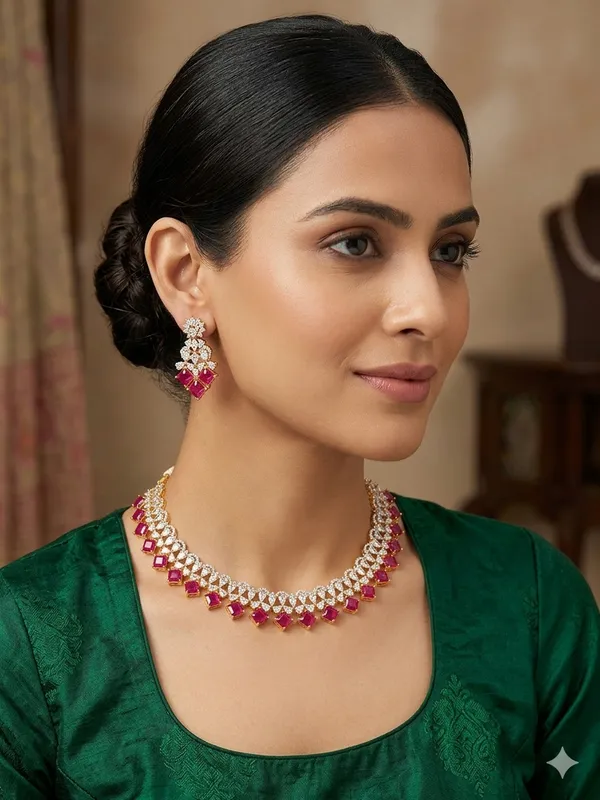 The_Empress_Ruby_Lattice_Choker_For_Women