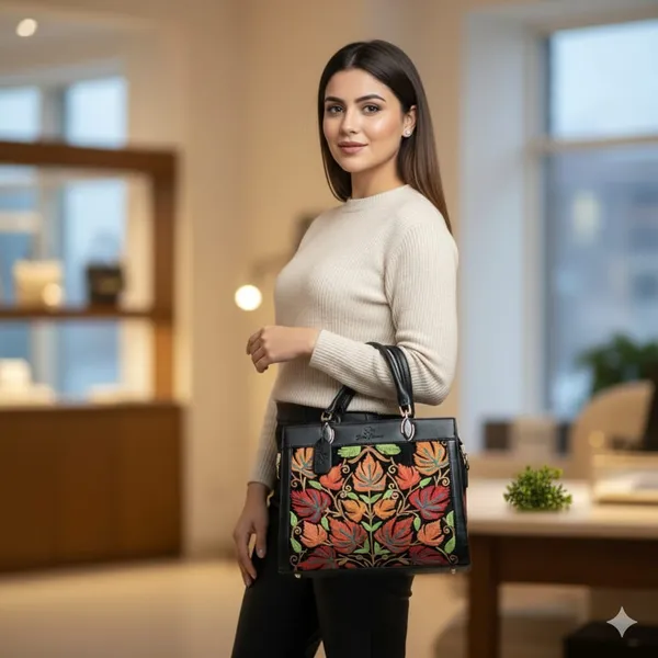 Black_Imported_Leather_Sling_Bag_For_Women