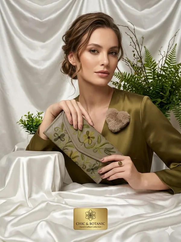 Taupe_Mushroom_Gray_Suede_Leather_Clutch