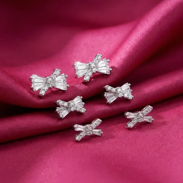 Bow_Silver_Earrings_3_Pair_Combo__For_Women