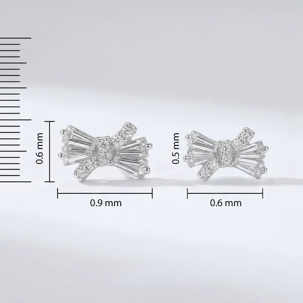 Bow_Silver_Earrings_3_Pair_Combo__For_Women