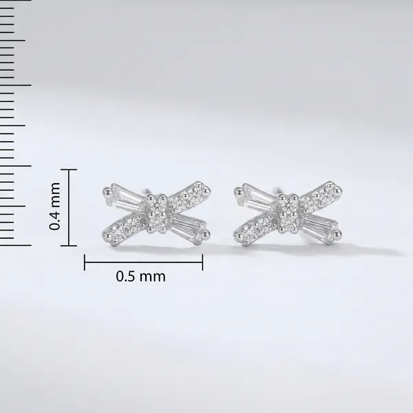 Bow_Silver_Earrings_3_Pair_Combo__For_Women