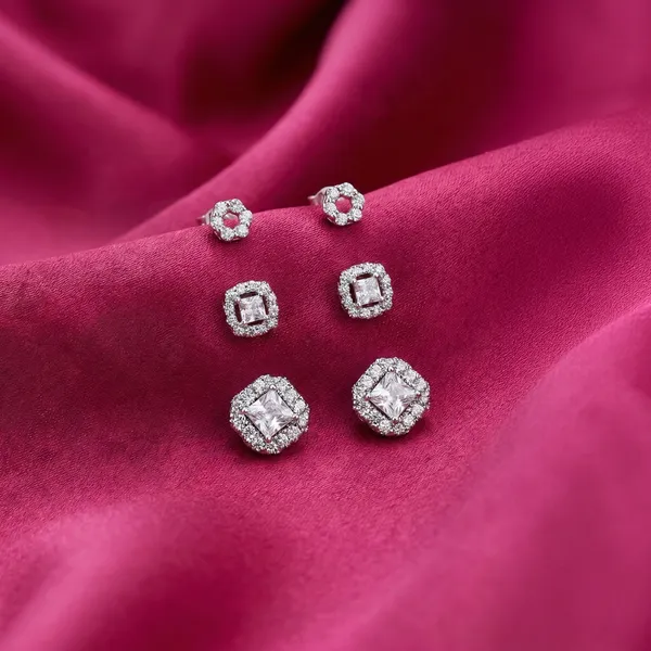 Princess_Silver_Earrings_3_Pair_Combo__For_Women