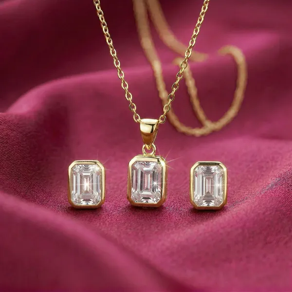 Regalia_Gold_Chain_With_Earrings__For_Women