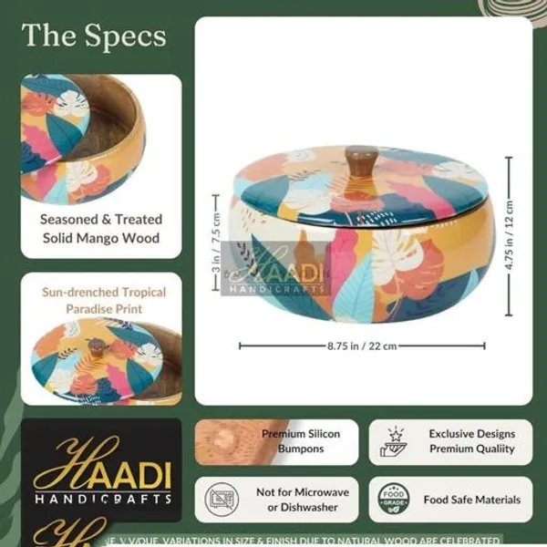 Multicolour_Wooden_Chapati_Box_For_Home_And_Kitchen