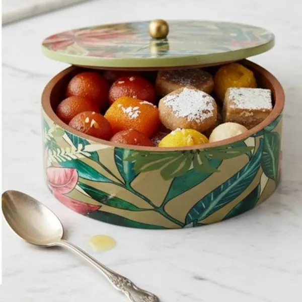 Multicolour_Wooden_Chapati_Box_For_Home_And_Kitchen