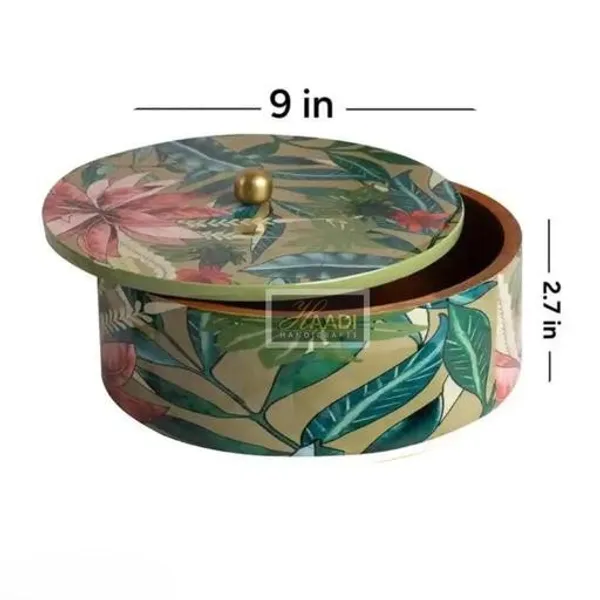 Multicolour_Wooden_Chapati_Box_For_Home_And_Kitchen