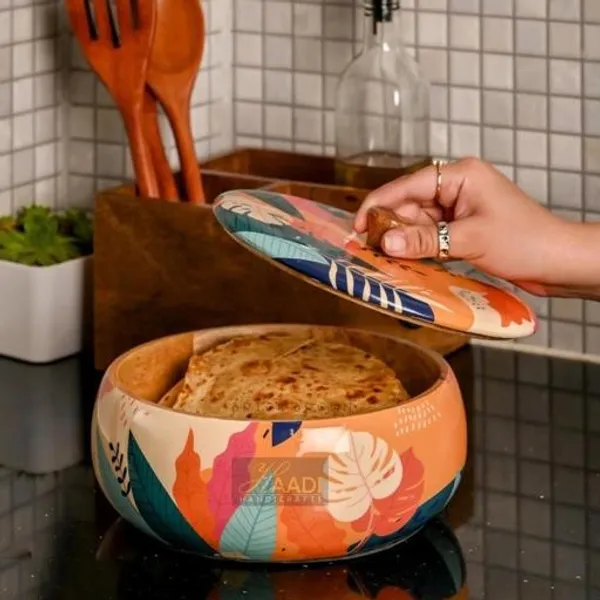 Multicolour_Wooden_Chapati_Box_For_Home_And_Kitchen