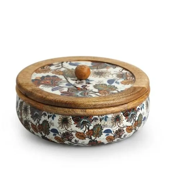 Multicolour_Wooden_Chapati_Box_For_Home_And_Kitchen