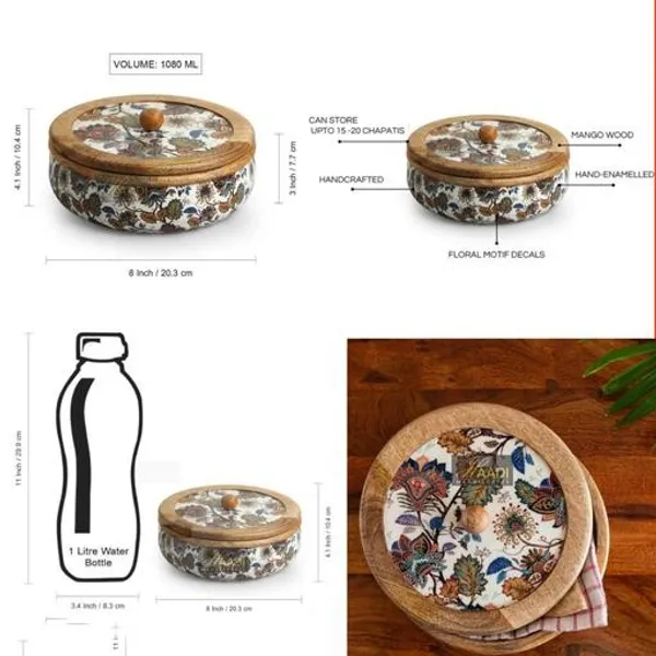 Multicolour_Wooden_Chapati_Box_For_Home_And_Kitchen