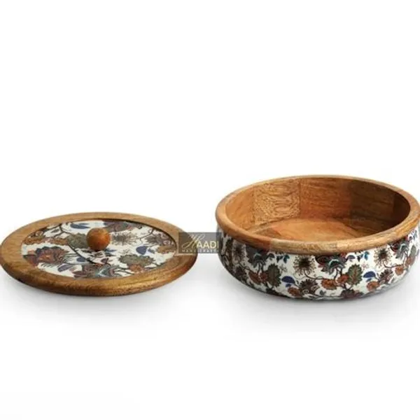 Multicolour_Wooden_Chapati_Box_For_Home_And_Kitchen