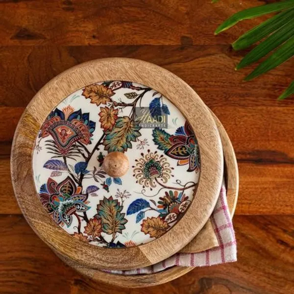 Multicolour_Wooden_Chapati_Box_For_Home_And_Kitchen