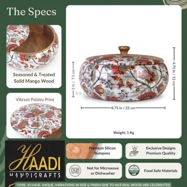 Multicolour_Wooden_Chapati_Box_For_Home_And_Kitchen