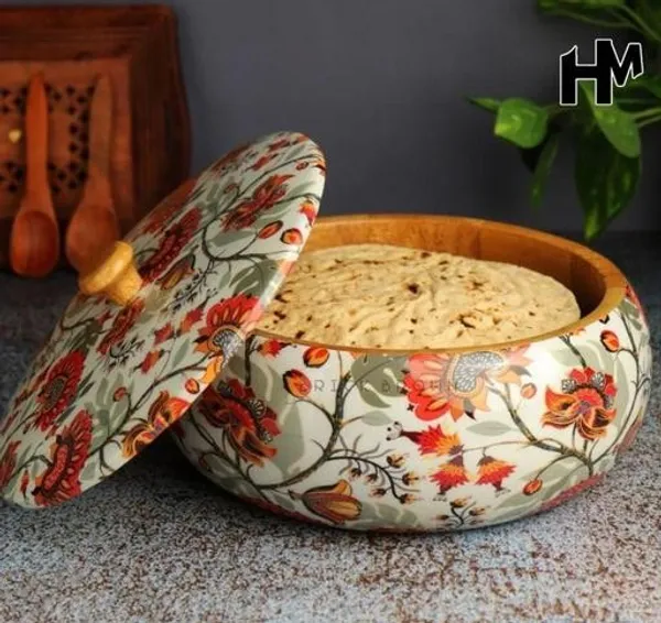 Multicolour_Wooden_Chapati_Box_For_Home_And_Kitchen