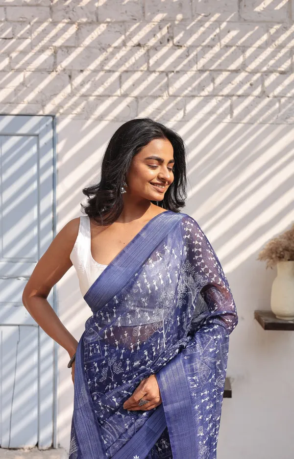 Blue_Chanderi_Cotton_Saree