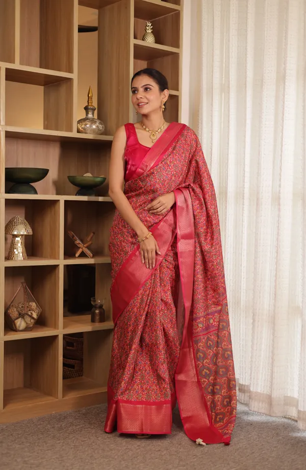 Red_Dola_Art_Silk_Saree