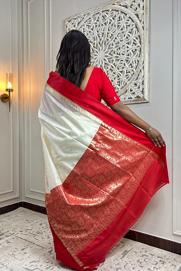 Red_And_White_Kanjivaram_Art_Silk_Saree