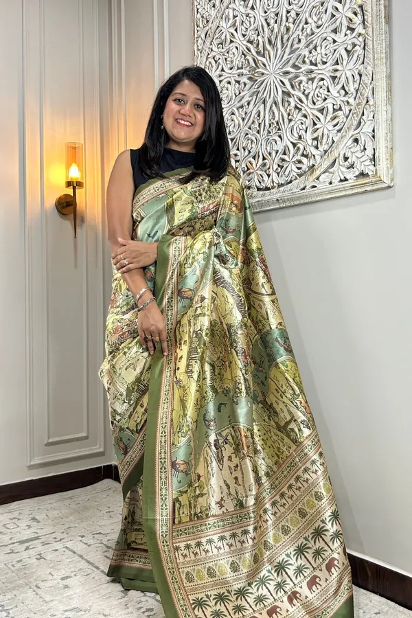 Green_Cotton_Silk_Saree