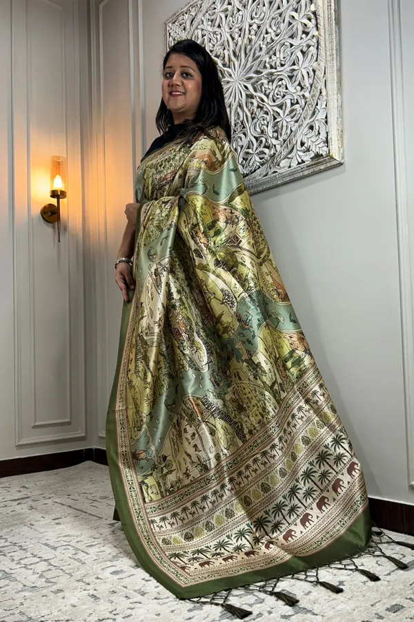 Green_Cotton_Silk_Saree